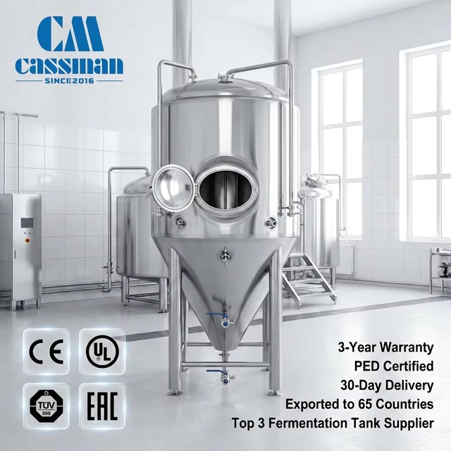 Factory Price 1000L Stainless Steel Beer Fermentation tank FV Unitanks