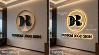 Letrero Luminoso Personalizado con Logotipo para Tienda, Letrero de Acrílico 3D con Retroiluminación LED, Letrero Personalizado con Letras en Relieve para Negocios, Spa, Salón de Uñas, Auto
