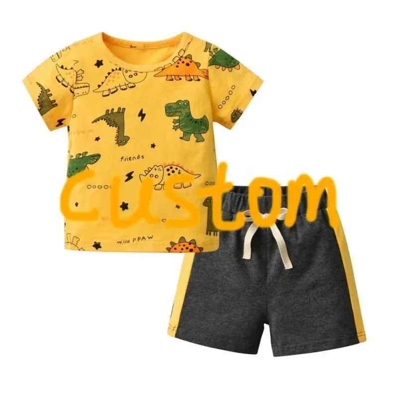 Jungen Kleidung Set Kurzarm T-Shirt Hose Sommer Kinder Junge Sporta nzug Kinder Outfits Teen 5 6 7 8 9 10 11 12 Jahre