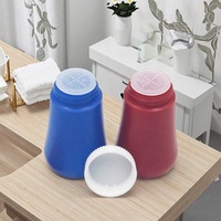 Fournisseurs d'usine HDPE 8g 10g pots de poudre de cheveux cosmétiques vides bouchon à vis de tamis de poudre rechargeable en plastique pour l'emballage de beauté