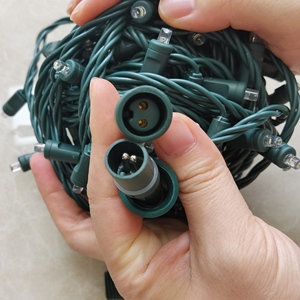 Xmas <span class=keywords><strong>Tree</strong></span> trang trí <span class=keywords><strong>mini</strong></span> 50 <span class=keywords><strong>Led</strong></span> String Lights 5 mét hình nón góc rộng chuỗi Lights cho ngoài trời - Product Image 5