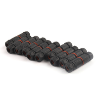 Connecteur droit étanche IP68 2 broches 3 broches, câble électrique, prise extérieure, bornier, boîte de jonction 300V