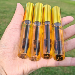 Sérum stimulant la croissance des cils et des sourcils à base de peptides et d'huile de ricin biologique, mascara - Product Image 4