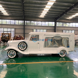 Custom Electric Modern Classic Funeral Hearses Limousines Coffin Hearse Carriage Funeral Service Car for Sale - Product Image 3