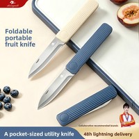 Fruitmes 30Cr13 roestvrijstalen lemmet PP handvat keukengereedschap voor thuis kamperen picknick reizen buiten groothandel