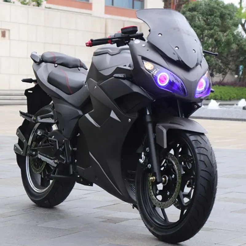 DPXS yeni kullanılan 80kmh 180km uzun menzilli elektrikli Off-road motosiklet Sportbikes motosiklet Motocross elektrikli yarış Scooter