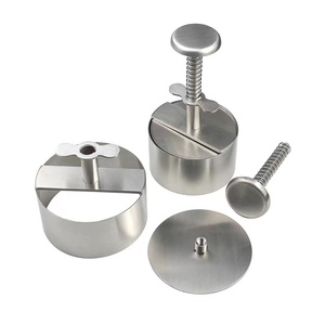 Venda quente 2023 Ajustável <span class=keywords><strong>Burger</strong></span> Press Hamburger Imprensa Patty Fazendo Ferramenta de Carne Mold Manual Hamburger Patty Maker - Product Image 4