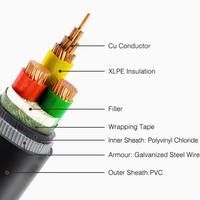 Câble d'alimentation à âme en cuivre 3*50mm² XLPE/PVC/SWA, directement de l'usine, prise en charge de la personnalisation OEM/ODM