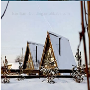 Casa in Legno Prefabbricata Pronta all'Uso Design Moderno Ecologico Impermeabile Caratteristiche Appartamento Prefabbricato Villa <span class=keywords><strong>Vacanze</strong></span> in Vendita <span class=keywords><strong>Case</strong></span> Triangolari - Product Image 2