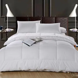 Luxury Bed Bedding Down Alternative Comforter White Twin Comforter Box Quilting White King Size Comforter Sets Hotel