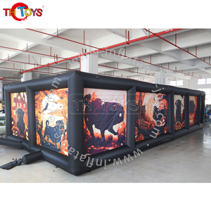 Inflable Blooded Pumpkin Halloween Haunted House Oxford Fabric Summer Tent Maze Arena - Product Image 6