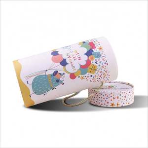 Cylindre Transparent Tube Clair Calcium Candlle Or Bonbons Toile Produit Carbone Carte Cadeau Avec Fenêtre En Carton Blanc - Product Image 5