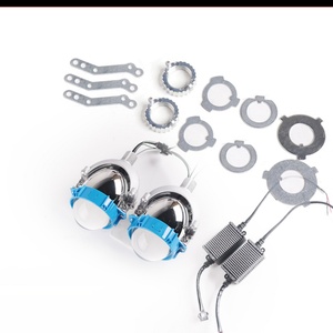 SANVI Lentille de projecteur Bi-LED 3 pouces 12V 40W 6000K 6000LUX H4 pour la rénovation de phares de voiture à LED - Product Image 2