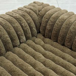 <span class=keywords><strong>Etrip</strong></span> Per Wholesale Luxury Custom Striped Fluffy Dog Sofa Bed Warm and Washable Pet Bed for Cats and Dogs - Product Image 4