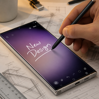 Smartphone de jeu mobile à écran HD CDMA/LTE, double SIM, 7300 mAh, 48MP + 108MP, 16 Go + 1 To, Super S23+ à succès en France