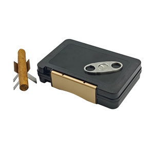 Humidor de voyage <span class=keywords><strong>BOXPLUS</strong></span> en plastique rigide, étanche, accessoires pour cigares avec logo personnalisé et coupe-cigares pour le stockage des cigares - Product Image 2