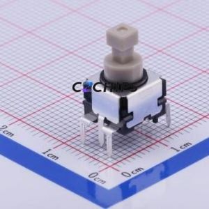 SPEF110200 Tactile Switch Through hole Component (THT) Switch Single Pole Double Throw Rectangle Button Through Hole 9.4mm - Product Image 1