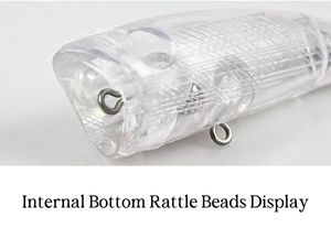 <span class=keywords><strong>Leurre</strong></span> de pêche artificiel flottant pour <span class=keywords><strong>eau</strong></span> <span class=keywords><strong>douce</strong></span>, type Popper, pour la pêche à la traîne en mer, en bateau, pour poissons de mer et carpes. - Product Image 3