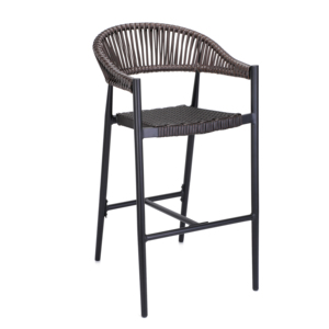 <span class=keywords><strong>Fauteuil</strong></span> d'extérieur moderne en rotin/osier avec coussin de dossier coquille pour restaurants et hôtels - Product Image 6