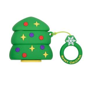 Hot 3D joyeux noël étui pour écouteurs pour Apple <span class=keywords><strong>AirPods</strong></span> casque en Silicone protéger la couverture pour <span class=keywords><strong>Airpods</strong></span> 1 <span class=keywords><strong>2</strong></span> boîte de charge - Product Image 6