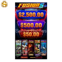 Fusion 3 5 en 1: Tablero de Juego Multijuego Vertical Fusion Skill, Precio de Fábrica, SAS Skill Nudge para Máquina Recreativa Arcade