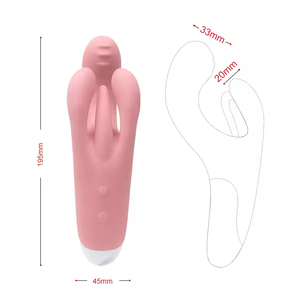 Jouets sexuels pour adultes : Vibrateur Cactus en silicone, Masturbateurs lesbiens, Godemiché vibrant pour femme, Vibrateur Lapin, Jouets sexuels pour femmes - Product Image 5