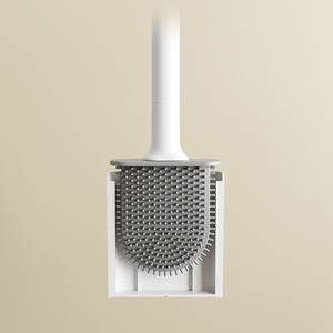 Supports en gros d'usine Porte-<span class=keywords><strong>brosse</strong></span> de toilette en silicone <span class=keywords><strong>Mini</strong></span> <span class=keywords><strong>brosse</strong></span> de toilette (fond plat) - Product Image 3