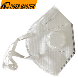 Masker Debu Industri Anti-debu dengan Katup, Pelindung Hidung dan Tali Kepala dari Kain Non-woven, Terverifikasi CE EN149 FFP2 - Product Image 4
