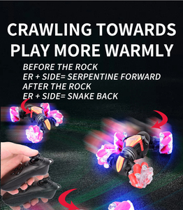 รถผาดโผนมินิบิดเกลียว3.7V สำหรับเด็กควบคุมระยะไกลแบบคู่ของเล่น RC โลหะและพลาสติกคุณภาพสูงสำหรับกลางแจ้งและในร่ม - Product Image 6