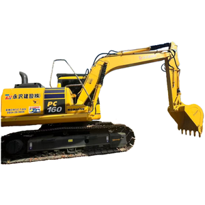 Excavadora de Orugas KOMATSU PC160 de Segunda Mano de Japón, Maquinaria de Construcción Usada de 16 Toneladas, Excavadora de Orugas KoMATSU PC160 - Product Image 1