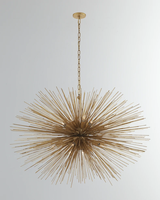 Luminaire moderne doré à 9 lumières pour salle à manger