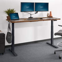 Bureau assis-debout électrique avec fonction de réglage en hauteur, mobilier de bureau moderne en bois pour la maison, le bureau, l'hôpital ou l'appartement