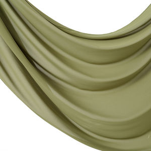 新款上市平纹麦地那真丝披肩飘逸厚雪纺时尚围巾头巾伊斯兰女性抗皱头饰 - Product Image 5