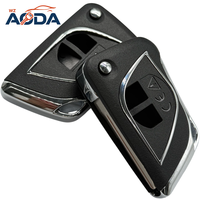 Coque de clé de voiture intelligente à 2 boutons, coque de clé de véhicule pliable modifiée pour clé de voiture Suzuki