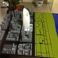 Prototype d'impression à grande échelle d'arbres, modèle d'architecture 3d, modèle d'échelle, fabrication de prototype d'impression 3d