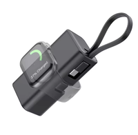 5000mAh Mini Capsule Wireless PD 22,5 W Schnell ladung 2-in-1-Schnellladegerät Power Bank ABS PVC Typ C Eingang Li-Polymer-Akku