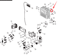 Pièces d'assemblage de climatisation d'origine Liugong 75C0050 pour chargeuse sur pneus 855N, accessoires pour machines de construction lourdes