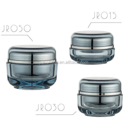Skin Care Container Plastic Round Acrylic Jars
