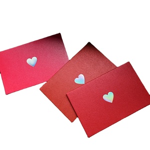 Phong Cách Mới Đẹp Ngọc Trai Giấy Trái Tim Trang Trí Hot Foil Stamping Mini Tình Yêu Phong Bì Thanh Lịch Lời Mời Thẻ Quà Tặng Phong Bì - Product Image 1