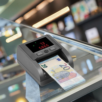 EC600 Détecteur de devises portable de haute qualité Compteur de billets à insertion à 4 voies Détection de billets de banque Caractéristiques de criblage d'argent inégalées
