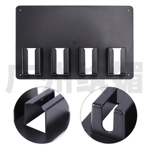 Hair Clipper Hanger Wall Mount Bracket Black 4 Slot Storage Box For Salon Hairdresser Electric Clippers - Product Image 5