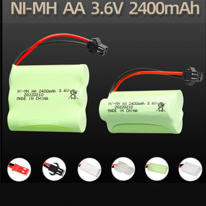 Custom Size <strong>AA</strong> Type <strong>3.6V</strong> 2400mAh Nickel Metal Hydride (<strong>Ni</strong>-<strong>MH</strong>) Rechargeable <strong>Battery</strong> for Flashlights - Product Image 2