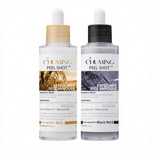 Sérum Ampoule au Riz Bio HEYUE pour le Visage : Éclaircissant, Exfoliant, Réducteur de Pores, Élimination des Peaux Mortes, Marque Privée - Product Image 2