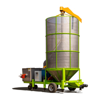 Séchoir à céréales portable avec contrôle automatique, idéal pour les petites exploitations agricoles et les champs agricoles, machine de séchage de céréales mobile