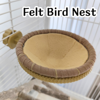 Nid de reproduction pour oiseaux, canaris, pinsons, perroquets, nid en corde de chanvre tissée