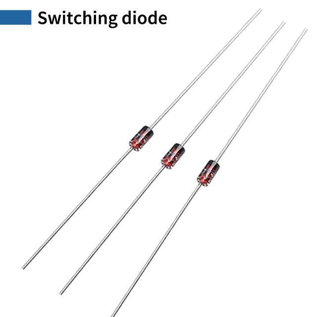 1N4148TR switching diode DO-35 1N4148 100V 200mA 500mW 4ns 55℃~+175℃ Electronic components diode Through Hole