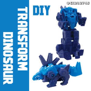Juguete de dinosaurio de deformación de plástico barato Robot interesante más nuevo para niños - Product Image 2