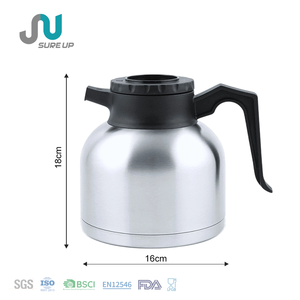 <span class=keywords><strong>Cafetière</strong></span> à filtre en acier inoxydable avec carafe thermique 2L, usage commercial et domestique, machine à café automatique - Product Image 2
