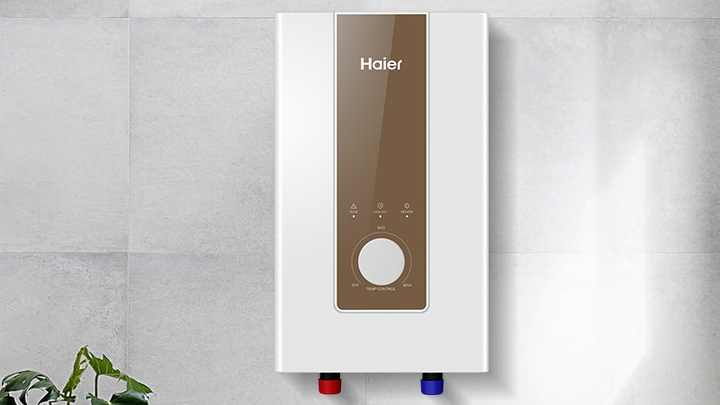 Haier Manufacture Price Whole House Use Portable Bathroom 220v Instant  Electric Tankless Shower Hot Water Heater With a Shower