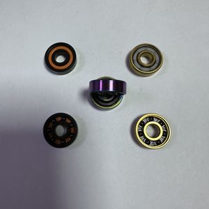 -608 bantalan bola keramik hibrid 608 608 2RS C3 <span class=keywords><strong>bearing</strong></span> bantalan bola alur dalam untuk papan luncur sepatu roda - Product Image 5